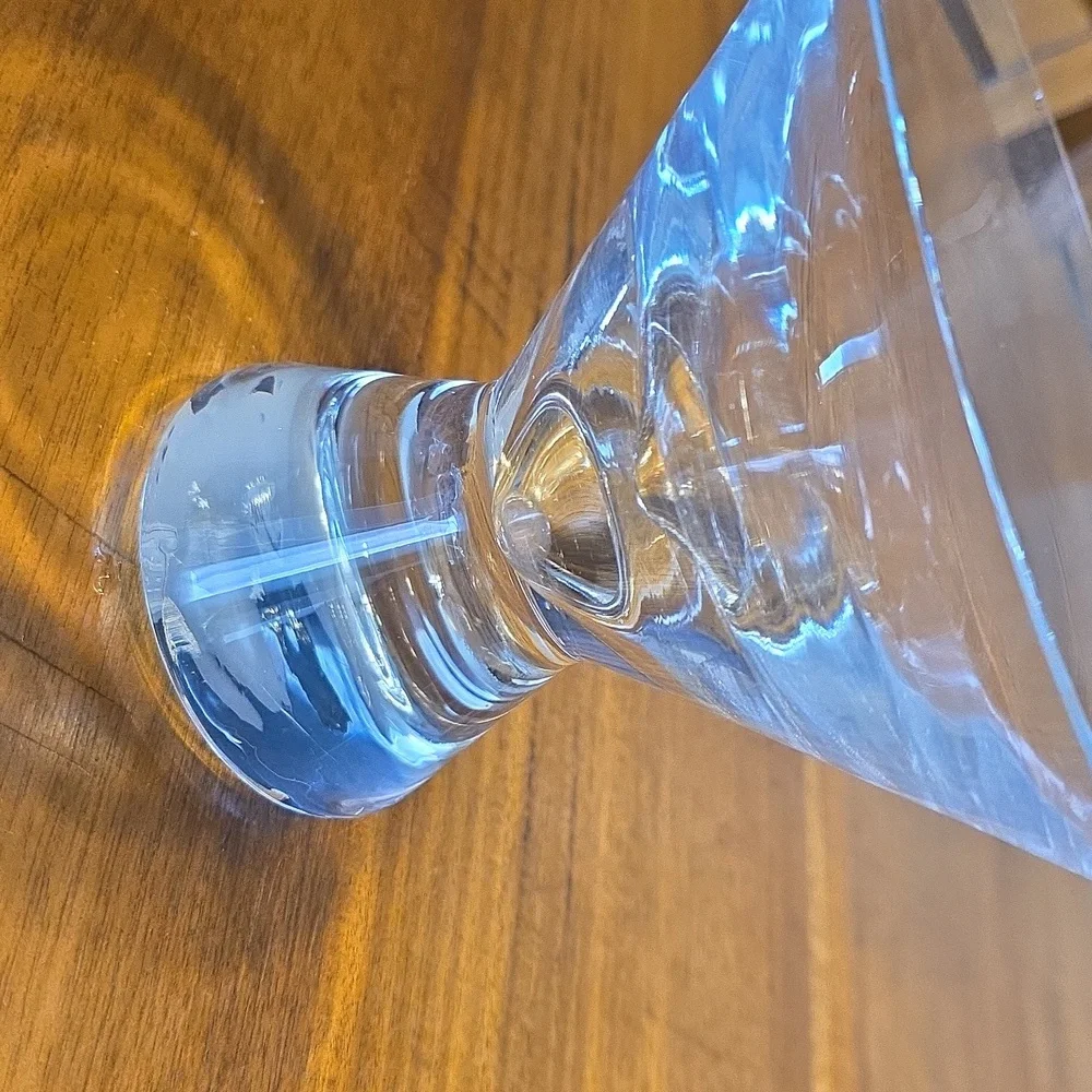 Elegant Clear Glass Martini Glass
